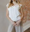 Thread & Supply Harriet Sweater Vest In Milk