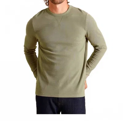 Thread & Supply Highland Sweatshirt In Vetiver In Green
