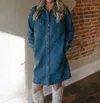 Thread & Supply Ivanna Dress In Denim In Multi