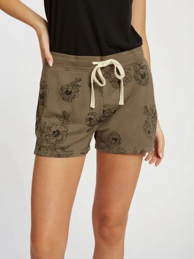 Thread & Supply Jacey Shorts In Brown In Green