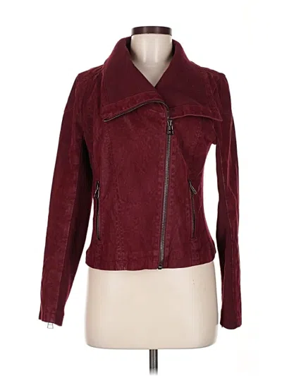 Pre-owned Thread & Supply Jacket In Burgundy