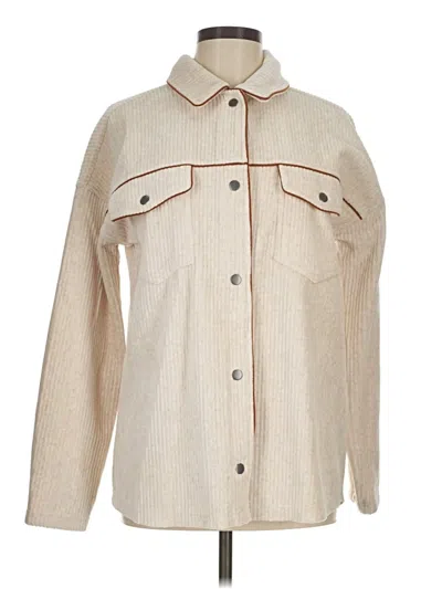 Pre-owned Thread & Supply Jacket In Ivory