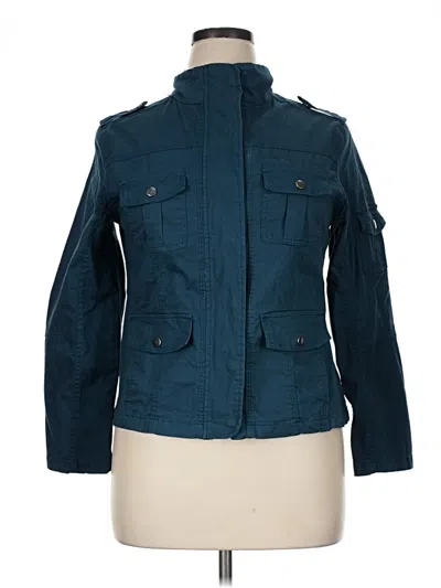 Pre-owned Thread & Supply Jacket In Teal