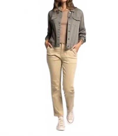 Thread & Supply Jackie Jacket In Olive In Gray