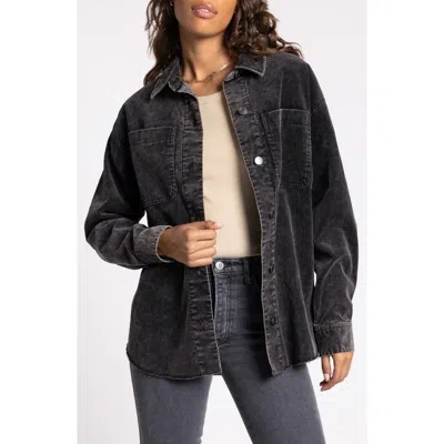 Thread & Supply Jackson Oversize Corduroy Shirt Jacket In Multi