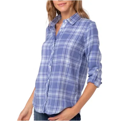 Thread & Supply Judy Shirt In Blue In Purple