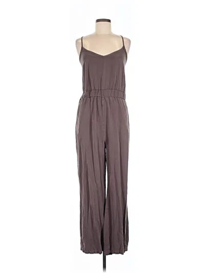 Pre-owned Thread & Supply Jumpsuit In Brown
