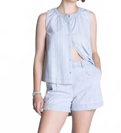 Thread & Supply Junia Stripe Tank Top In Blue Haze
