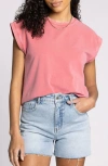 Thread & Supply Juno Stretch Cotton Tank Top In Pink