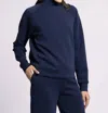 Thread & Supply Kai Mockneck Top In Deep Blue In Blue