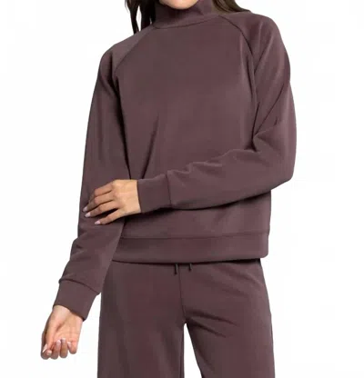Thread & Supply Kai Mockneck Top In Raisin In Brown