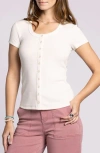 Thread & Supply Kellie Button-up Rib Top