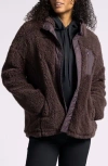 Thread & Supply Kimble Fleece Jacket In Brown