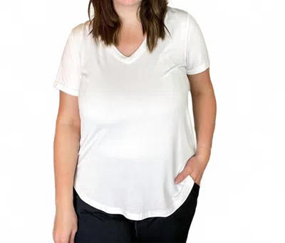 Thread & Supply Lanelle Short Sleeve Tee In White