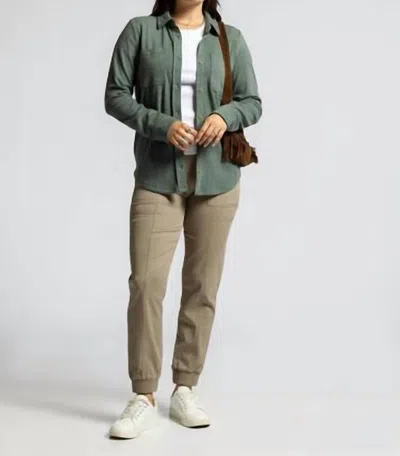Thread & Supply Lewis Top - Spruce In Green
