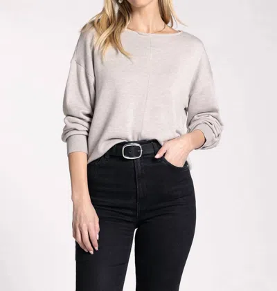Thread & Supply Lilianna Top In Silver Grey In Neutral