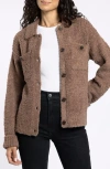 Thread & Supply Lois Sweater Jacket In Brown