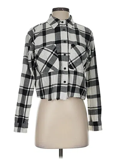 Pre-owned Thread & Supply Long Sleeve Button Down Shirt In Gray