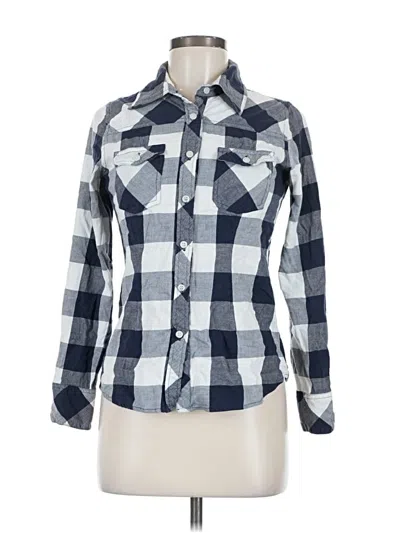 Pre-owned Thread & Supply Long Sleeve Button Down Shirt In Gray