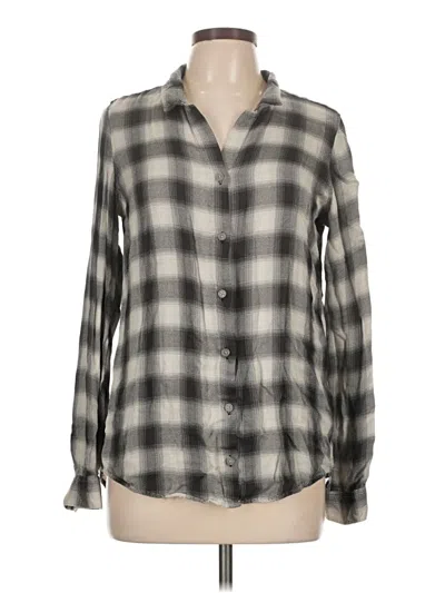 Pre-owned Thread & Supply Long Sleeve Button Down Shirt In Gray