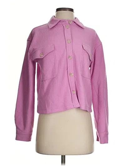 Pre-owned Thread & Supply Long Sleeve Button Down Shirt In Pink