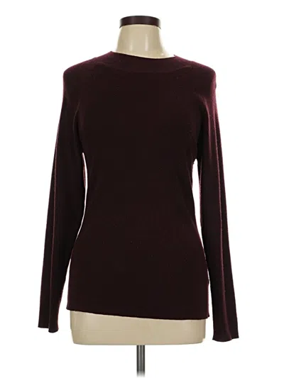 Pre-owned Thread & Supply Long Sleeve T-shirt In Burgundy