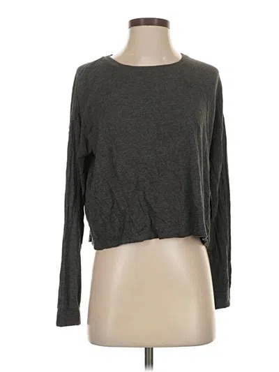 Pre-owned Thread & Supply Long Sleeve T-shirt In Gray