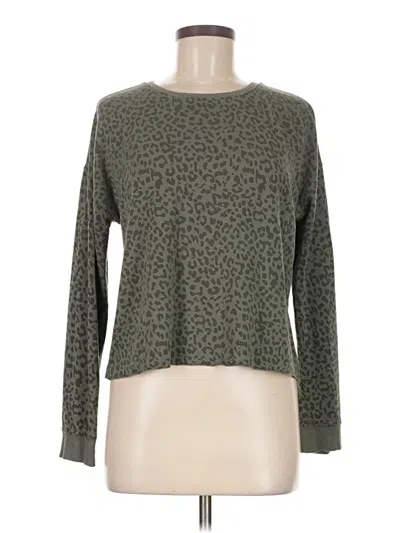 Pre-owned Thread & Supply Long Sleeve T-shirt In Green