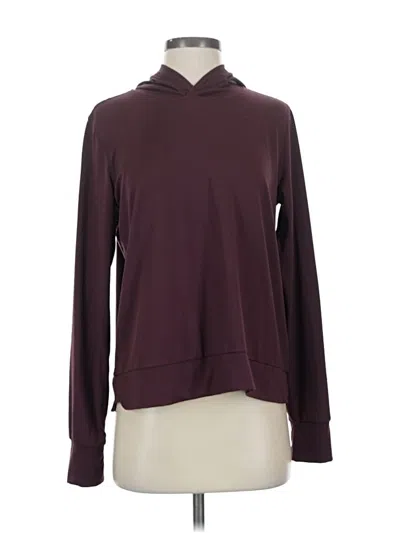 Pre-owned Thread & Supply Long Sleeve Turtleneck In Burgundy