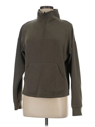 Pre-owned Thread & Supply Long Sleeve Turtleneck In Green