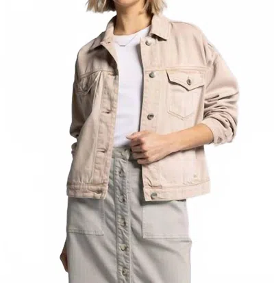 Thread & Supply Magnolia Jacket In Washed Taupe In Multi