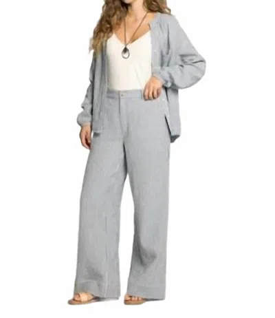 Thread & Supply Maia Wide Leg Pants In Blue