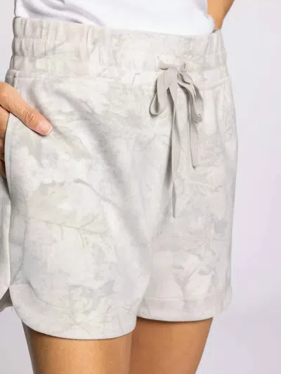 Thread & Supply Martina Pull-on Shorts In Stone Tree Camo In White