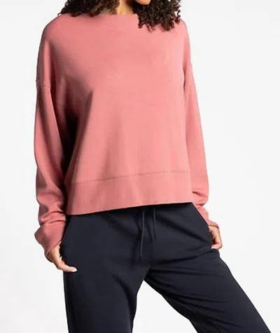 Thread & Supply Martina Top In Brick Red In Pink