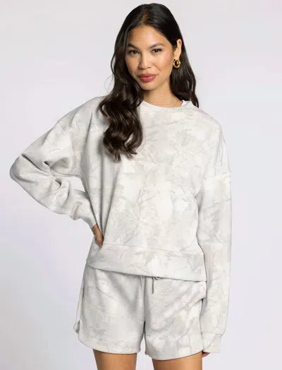 Thread & Supply Martina Top In Stone Tree Camo In White