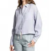 Thread & Supply Myla Shirt In Bluefin Stripe In Blue