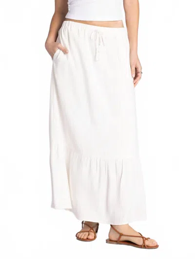 Thread & Supply Morning Glory Skirt In Ivory In White