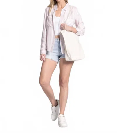 Thread & Supply Myla Button Down Shirt In Pink