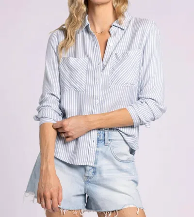 Thread & Supply Myla Shirt In Bluefin Stripe In Multi