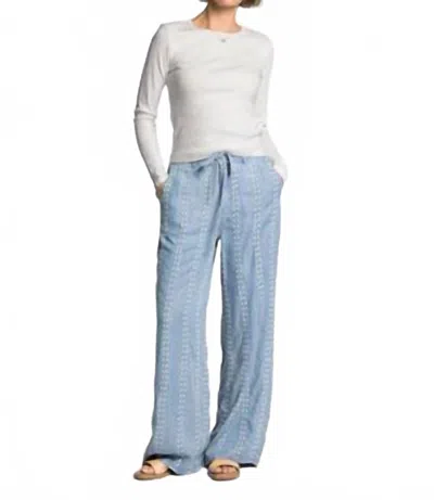 Thread & Supply Natalia Wide Fit Pants In Blue