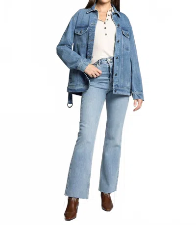 Thread & Supply Nevada Jacket In Medium Wash Denim In Multi