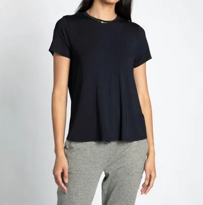 Thread & Supply Nikki Top In Black In Blue