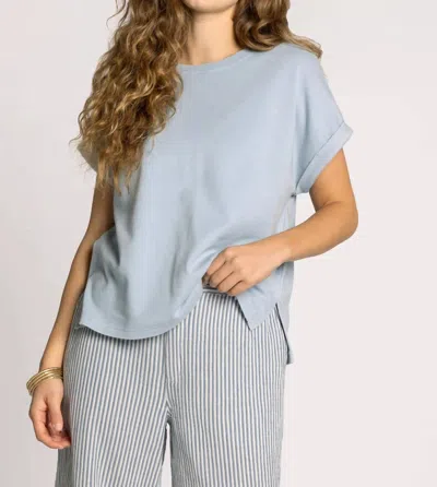 Thread & Supply Nova Top In Light Wash In Blue