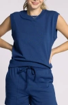 Thread & Supply Paulie Sleeveless Knit Top In Blue