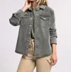 Thread & Supply Pippin Jacket In Black Discharge Stripe In Multi