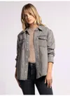 Thread & Supply Pippin Jacket In Black Stripe In Black