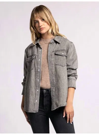Thread & Supply Pippin Jacket In Black Stripe