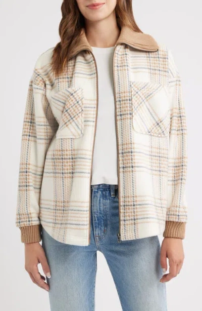 Thread & Supply Plaid Fleece Jacket In Multi
