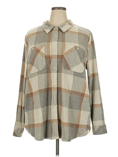 Pre-owned Thread & Supply Poncho In Tan