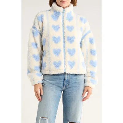 Thread & Supply Printed Faux Shearling Jacket In Multi